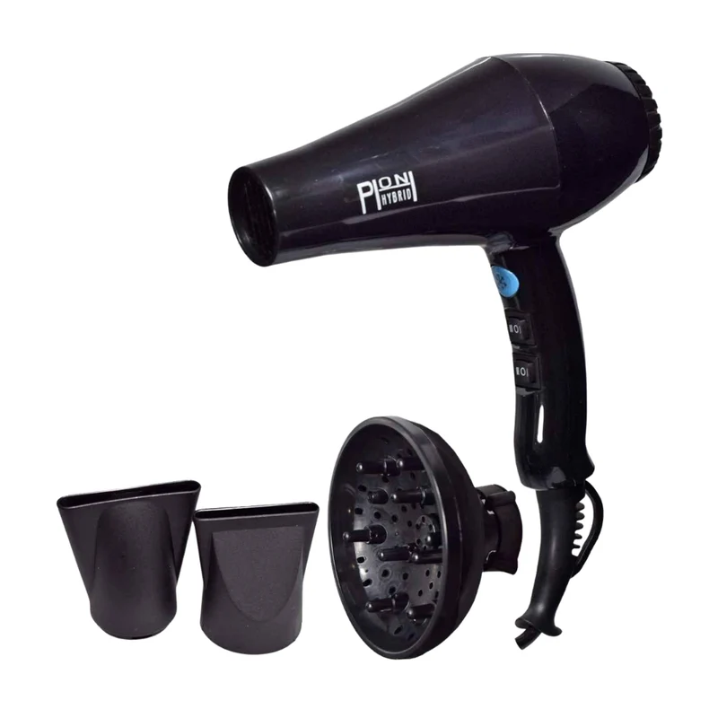 HYBRID Phon Professionale Nero Illusione 2000W + Diffusore