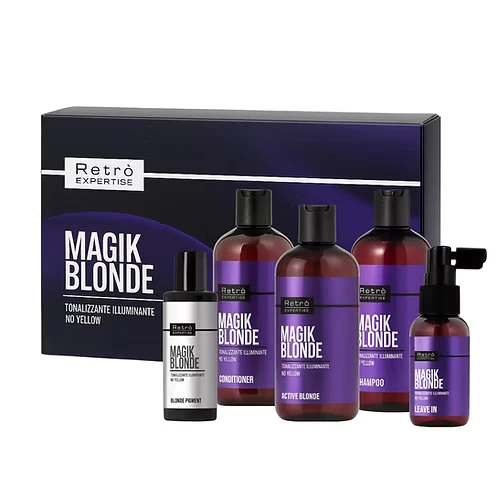 Retro Expertise Magik Blonde Tonalizzante Illuminante No Yellow KIT Grande