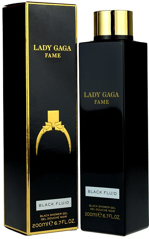 Lady Gaga Fame Black Fluid Shower Gel 200ml