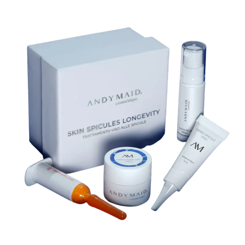 Andy Maid Trattamento Viso Prova Skin Spicules Longevity – Kit Rigenerante con Spicule