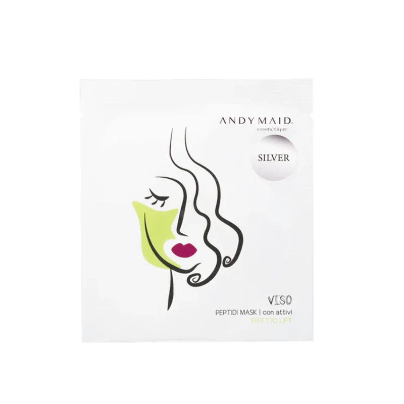 Andy Maid Maschera Viso Idratante Silver Mask – Effetto Lifting e Compattezza