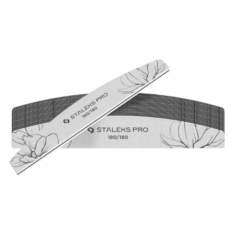 Staleks Pro Lima Unghie Minerale Expert 180/180 Mezzaluna – 25pz Professionali