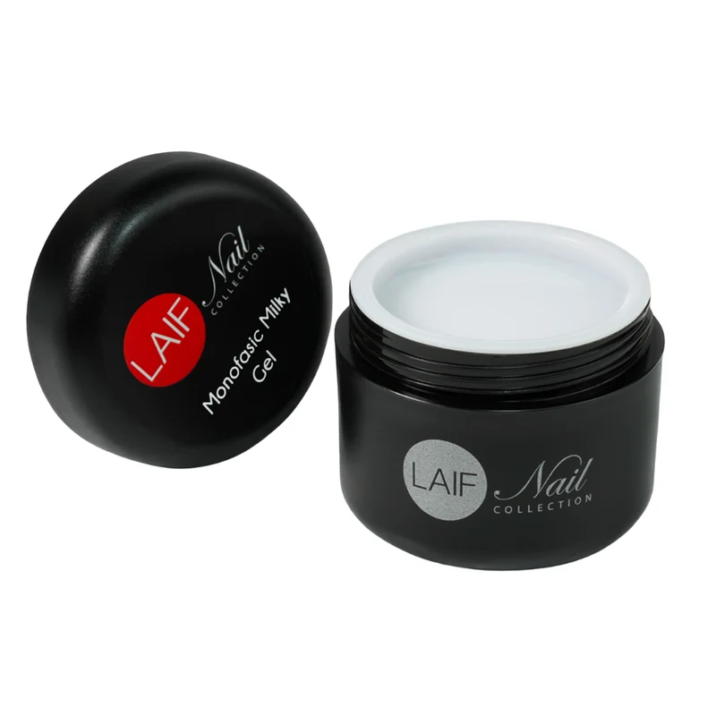 LAIF Monofasic Milky Gel Unghie 15ml – Autolivellante Effetto Lattiginoso