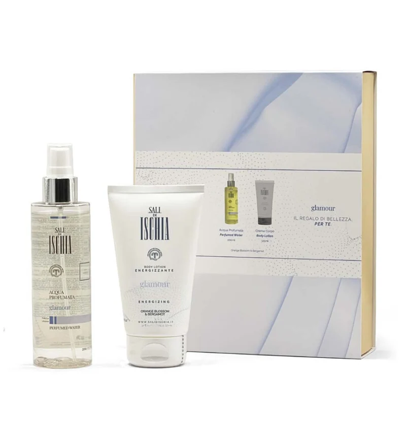 Sali di Ischia Cofanetto Regalo Glamour Acqua Profumata e Crema Corpo