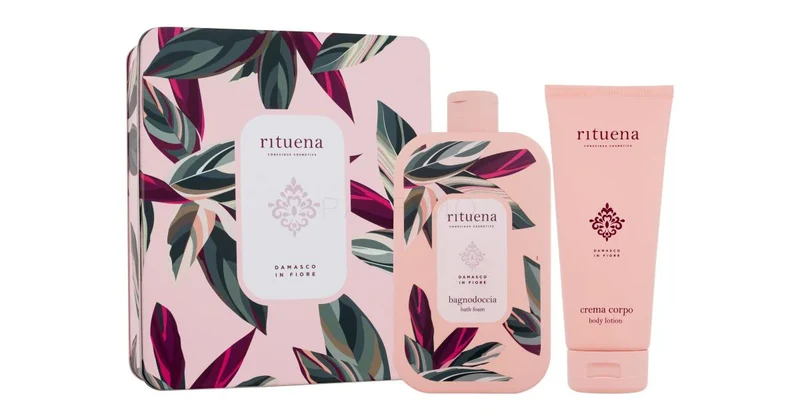 Rituena Set regalo Damasco in fiore
