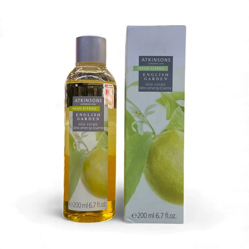 Atkinsons English Garden Olio Corpo idro-Energizzante Fresh Citrus 200ml
