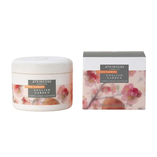 Atkinsons English Garden Crema Corpo Nutriente Peach Flower 250ml