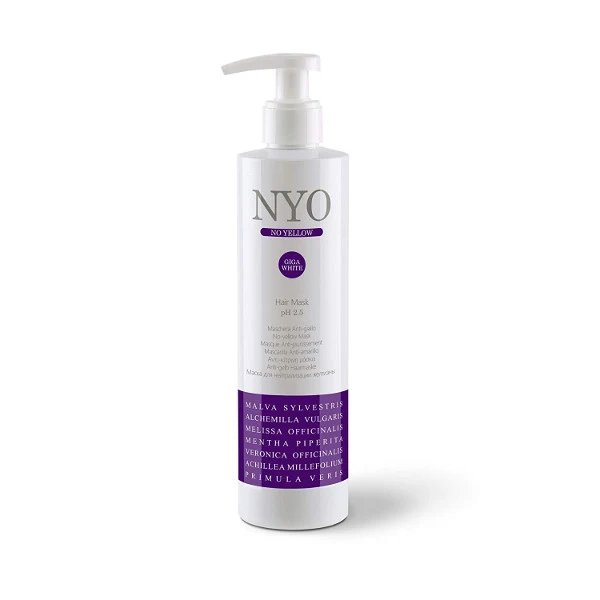 MASCHERA ANTI-GIALLO CON ESTRATTI VEGETALI SBIANCANTI 300 ML NYO FAIPA