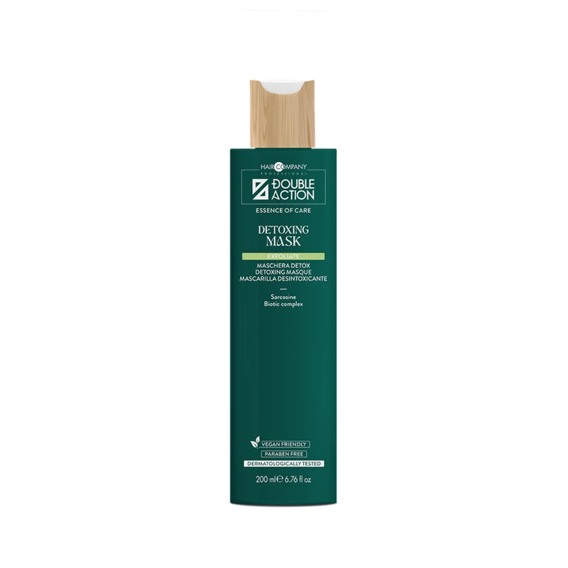 Hair Company Double Action Exfoliate Maschera detox purificante per cuoio capelluto