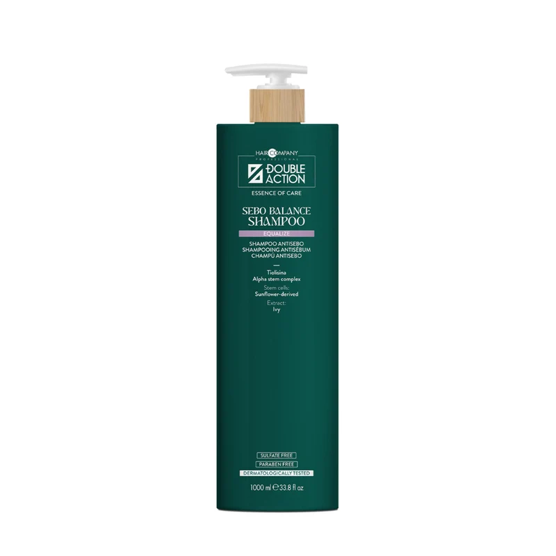 Hair Company Double Action Equalize Shampoo sebo riequilibrante cute grassa 1000ml