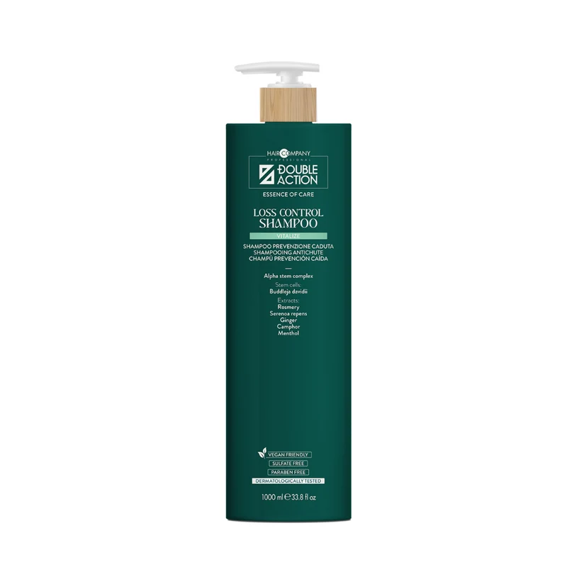 Hair Company Double Action Vitalize Shampoo anticaduta stimolante 1000ml