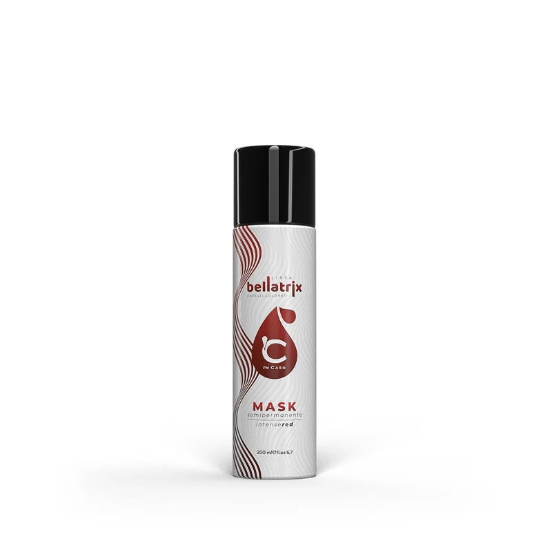 Maschera Colorante Semipermanente Intense Red Linea Bellatrix 200ml