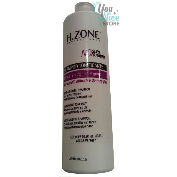 Shampoo Tonificante a base di proteine del Grano - H•ZONE 500 ml
