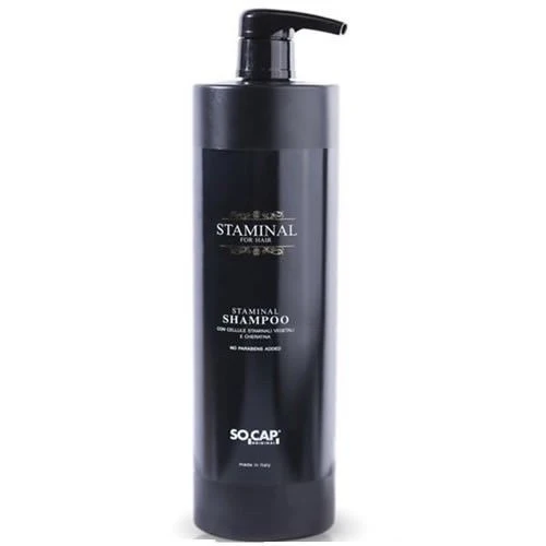 Shampoo con cellule staminali vegetali. Prodotto professionale. Socap Staminal