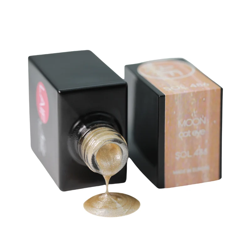 Laif Soak Off Gel SOL486 Moon Cat Eye Smalto Semipermanente Dorato Perlato 10 ml