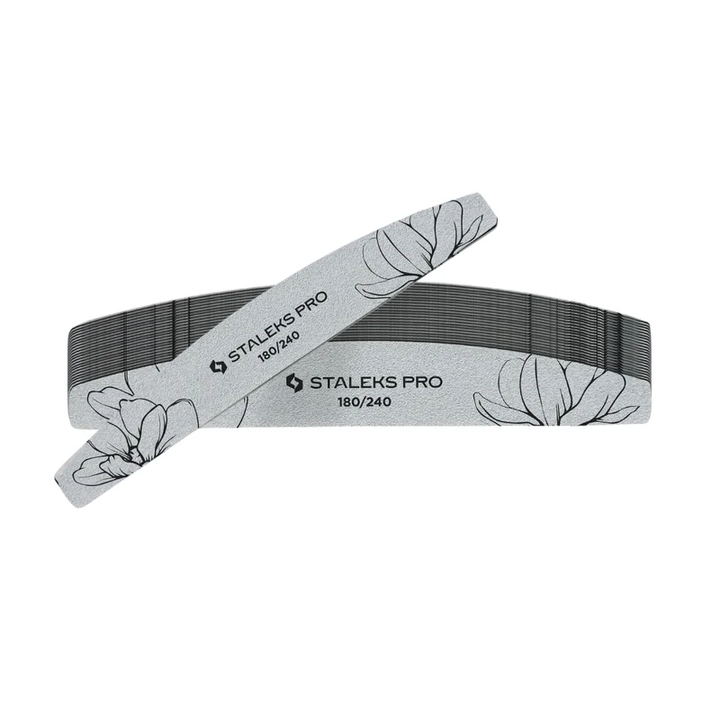 Staleks Pro Lime Crescent Mineral 180/240 – Lima Mezzaluna Professionale (25 pz)