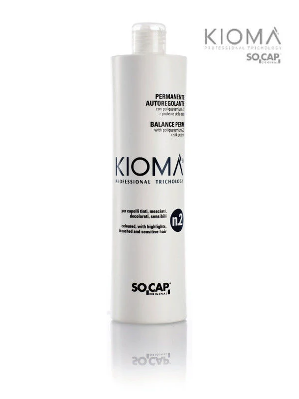 Permanente autoregolante capelli tinti e sensibili n.2 500ml. Prodotto professionale Socap Kiomà