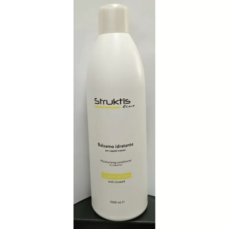 STRUKTIS Balsamo Idratante per Capelli Trattati ai Semi di Lino 1000ml