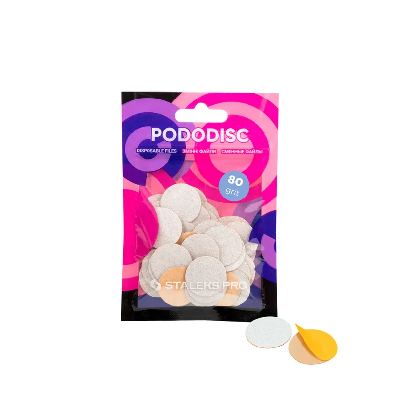 Staleks Pro Lime di Ricambio per Disco Pedicure Pododisc Pro M – 80 Grit, 50 pz
