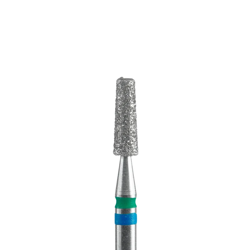Staleks Punta Diamantata DUO Cono Blu-Verde Expert – Ø 2,5 mm / 8 mm