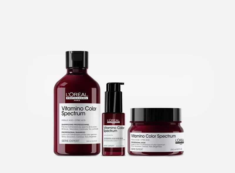 L'OREAL PROFESSIONAL KIT VITAMINO COLOR SPECTRUM SHAMPOO 300ML + MASCHERA 250ML + SIERO 50ML