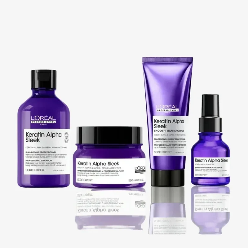 L'OREAL PROFESSIONAL TRATTAMENTO KERATIN SHAMPOO 300ML + MASCHERA 250ML + PRETRATTAMENTO 200ML + SIERO 50ML