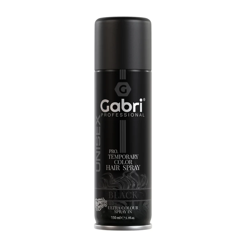 GABRI SPRAY COLORANTE PRO.TEMPORARY - BLACK 150ML