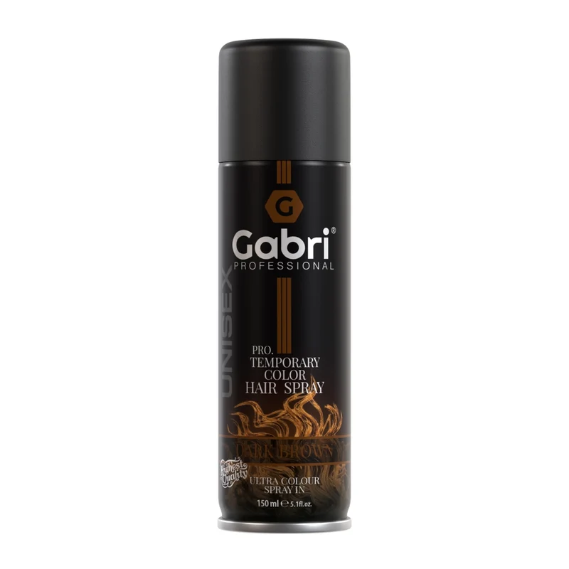 GABRI SPRAY COLORANTE PRO.TEMPORARY - DARK BROWN 150ML