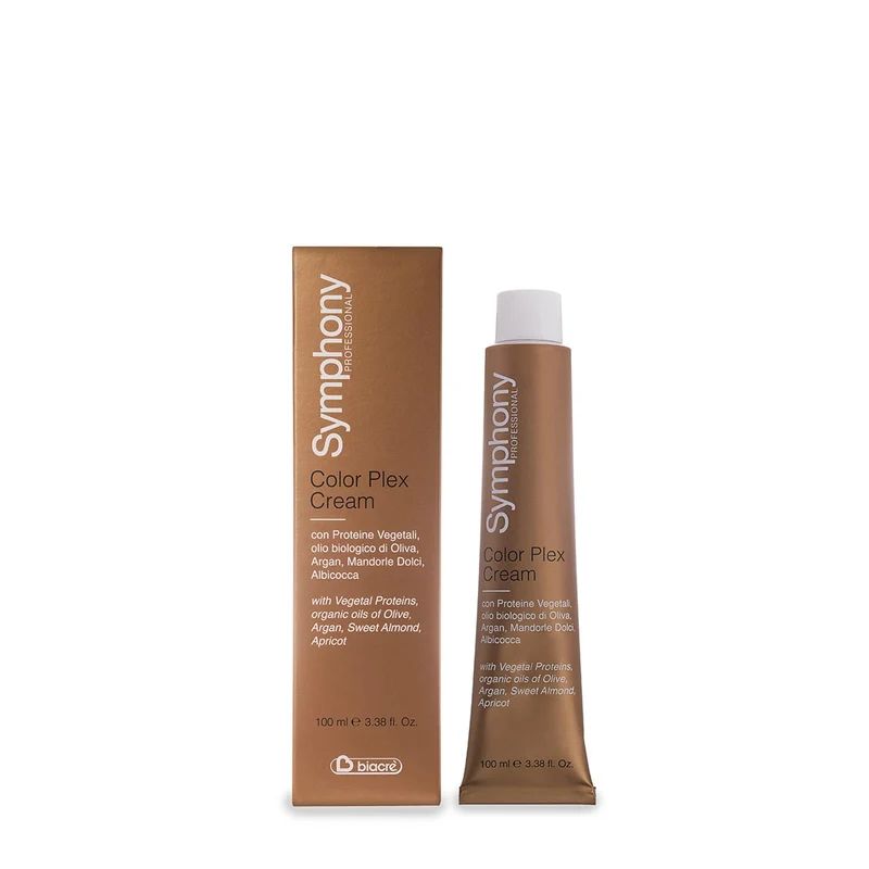 Tubo Tintura capelli crema colorante Color Plex Cream SYMPHONY Biacrè 100 ml