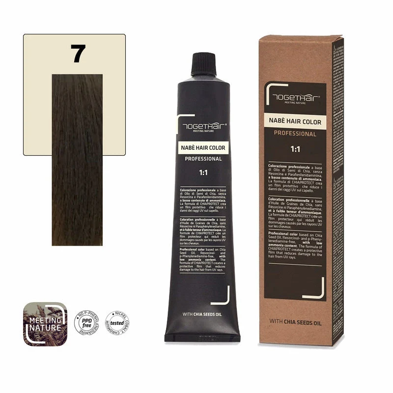 Nabe’ Hair Color Vegan nr. 7 Biondo Naturale Togethair 100 ml