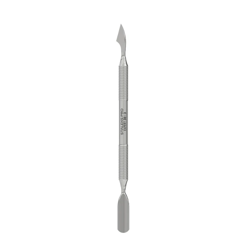 Staleks Pro Spatola per manicure (pusher largo arrotondato + ascia) – EXPERT 30 TYPE 3