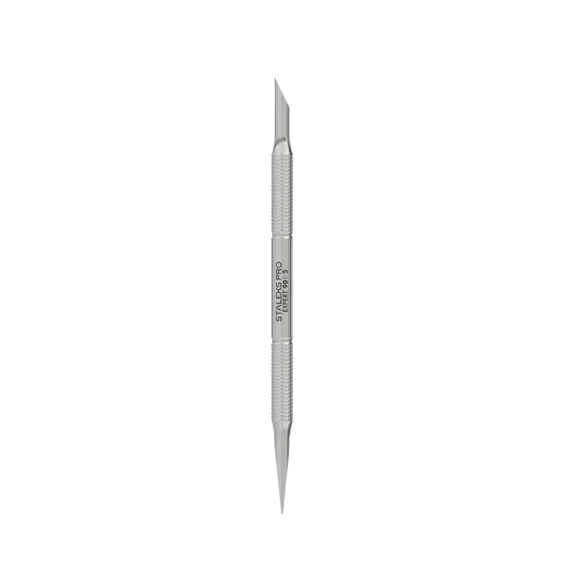 Staleks Pro Spatola per manicure (pusher obliquo + pusher arrotondato) – EXPERT 90 TYPE 5