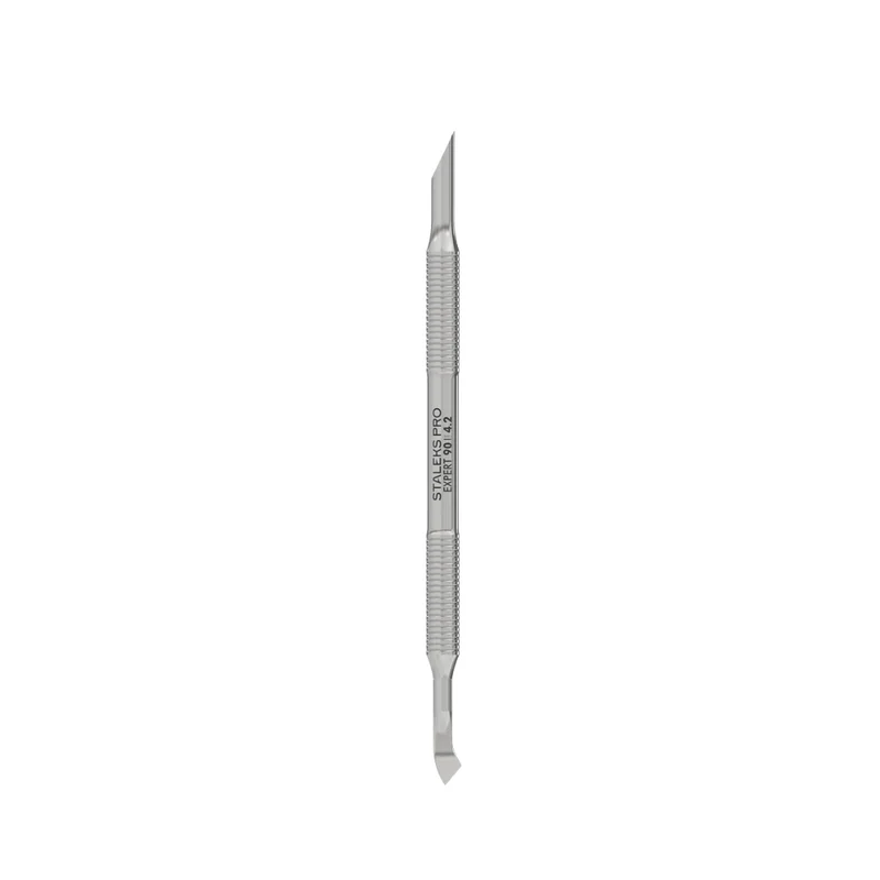 Staleks Pro Spatola per manicure (pusher obliquo + lama piegata) EXPERT 90 TYPE 4.2