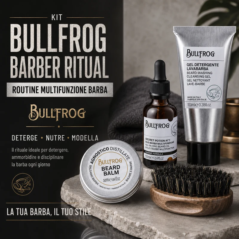 Bullfrog Barber Ritual – Routine Multifunzione Barba
