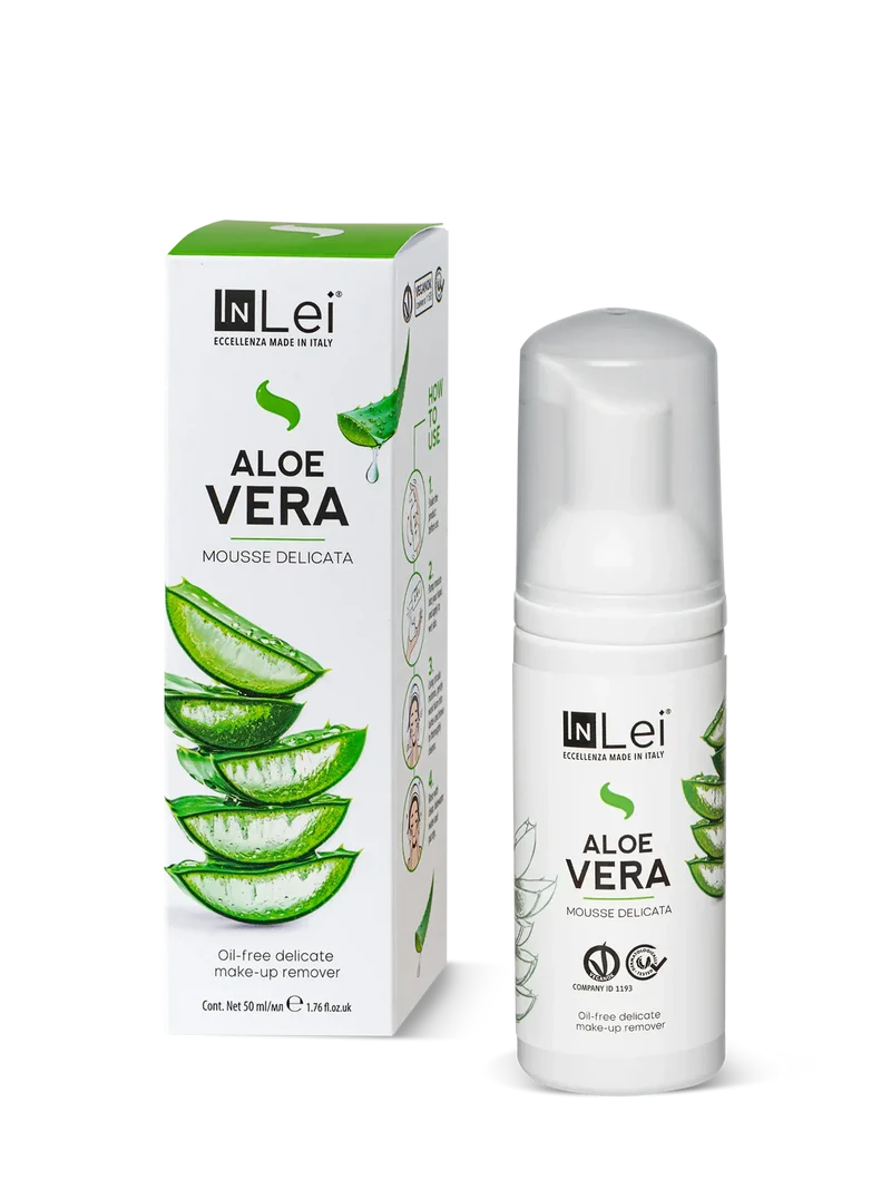 IN LEI MOUSSE ALOE VERA MIX STRUCCANTE TONIFICANTE PER CIGLIA, SOPRACCIGLIA E VISO