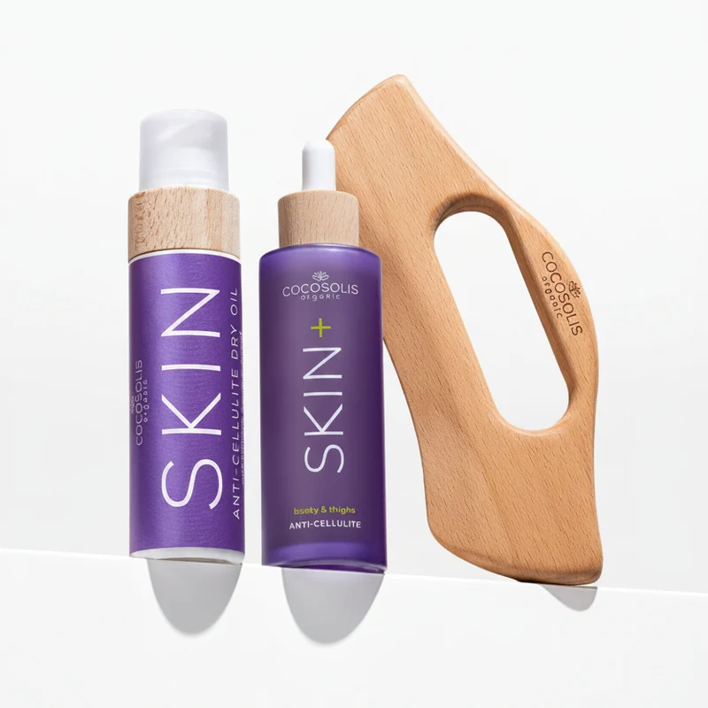 ANTI-CELLULITE THERAPY - SKIN+ ANTI-CELLULITE SERUM 100 ML - SKIN ANTI-CELLULITE DRY OIL 110ML - BODY GUA SHA