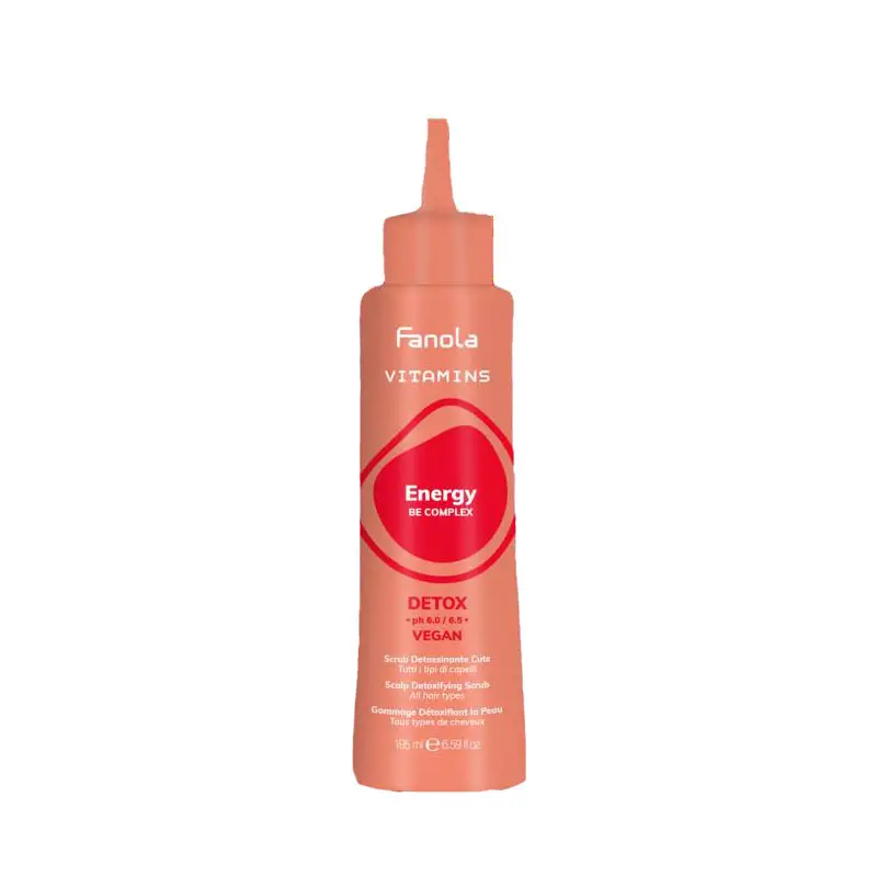 Fanola Vitamins Energy Detox Scrub Detossinante Cute 195ml