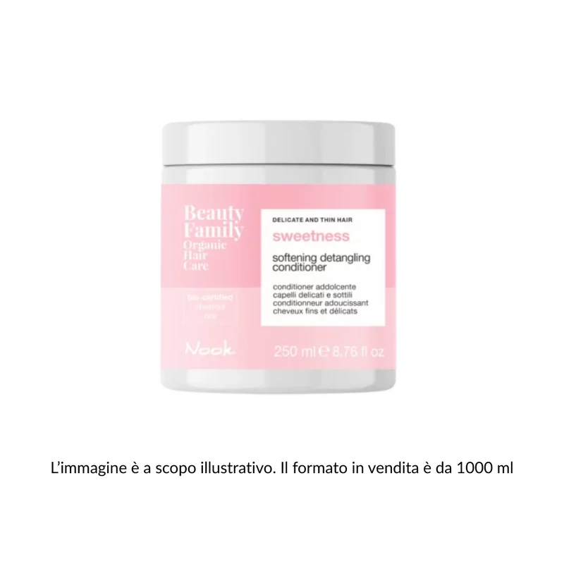 Nook Beauty Family Sweetness Balsamo addolcente districante per capelli delicati 1000ml - Riservato PRO