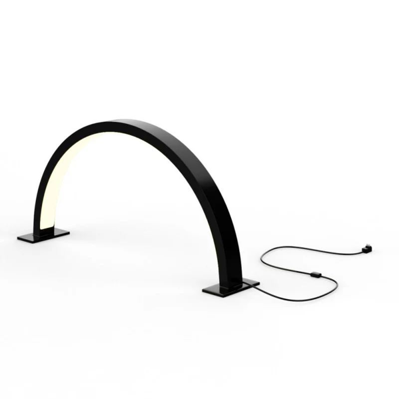 MELCAP ARCO LED HALFMOON LAMPADA PROFESSIONALE NERA