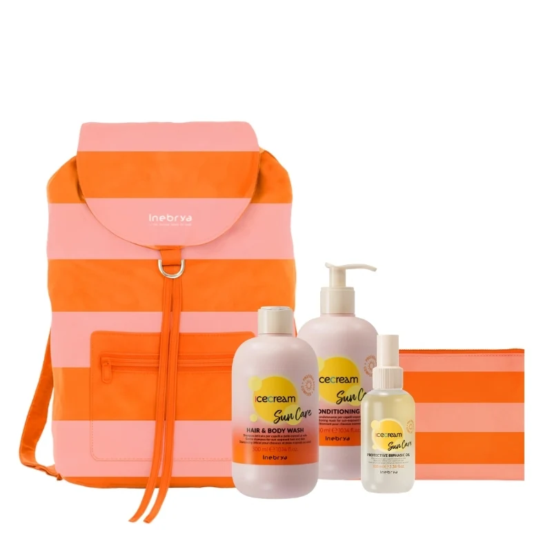 INEBRYA KIT SUN CARE SHAMPOO + MASCHERA 2IN1 + OLIO IN OMMAGGIO BAG