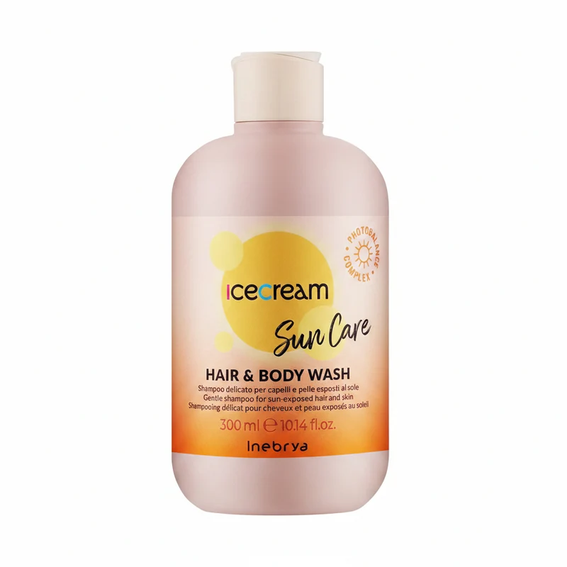 INEBRYA ICE CREAM SUN CARE HAIR & BODY WASH 300ML