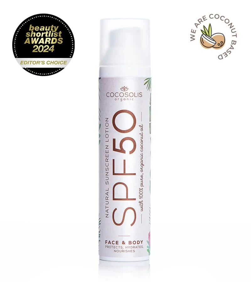 COCOSOLIS SPF50 NATURAL SUNSCREEN LOTION