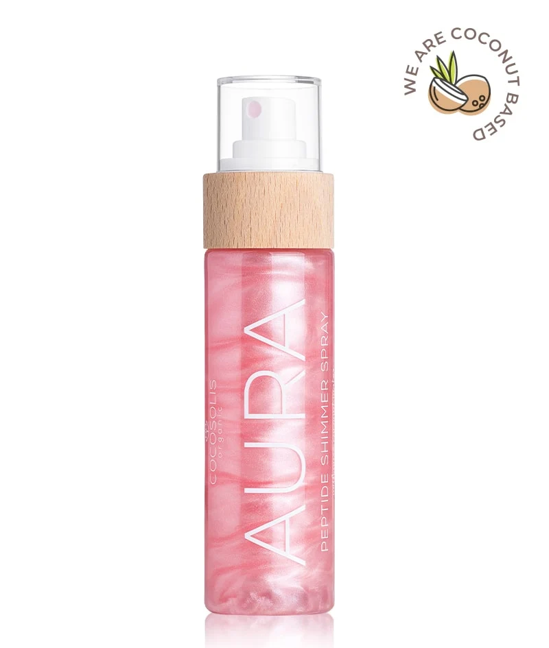 COCOSOLIS AURA PINK PEPTIDE SHIMMER SPRAY 100ML