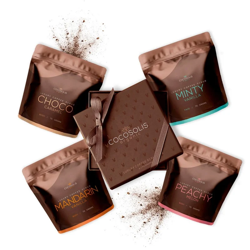 COCOSOLIS SCRUB LUXURY COFFEE SCRUB BOX