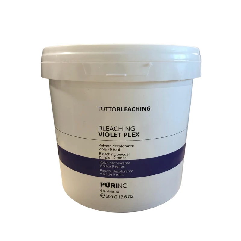 Puring Tuttobleach Secchiello decolorante viola 9 tones 6 x 500gr