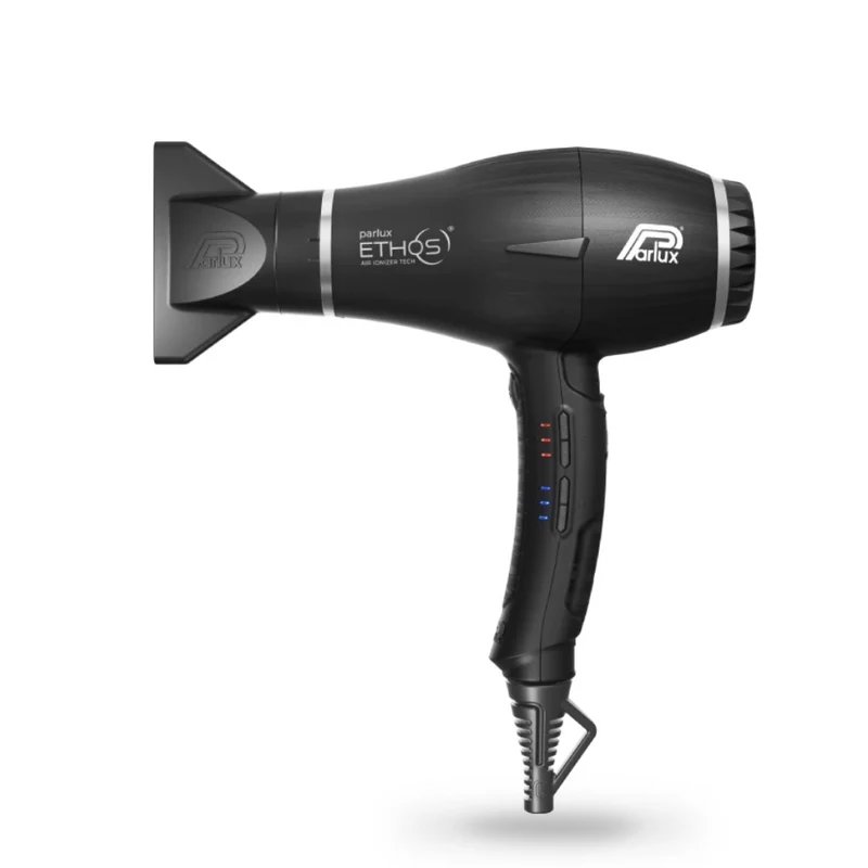 Parlux ETHOS Asciugacapelli Nero Air Ionizer Tech
