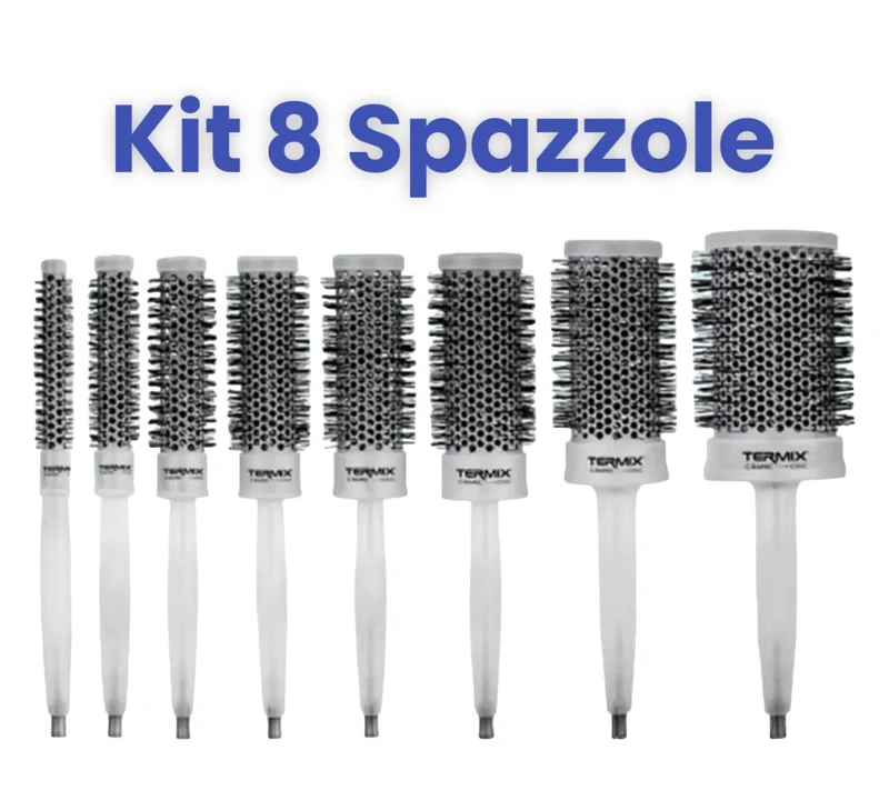 Termix C.Ramic Kit Completo 8 Spazzole Termiche Professionali
