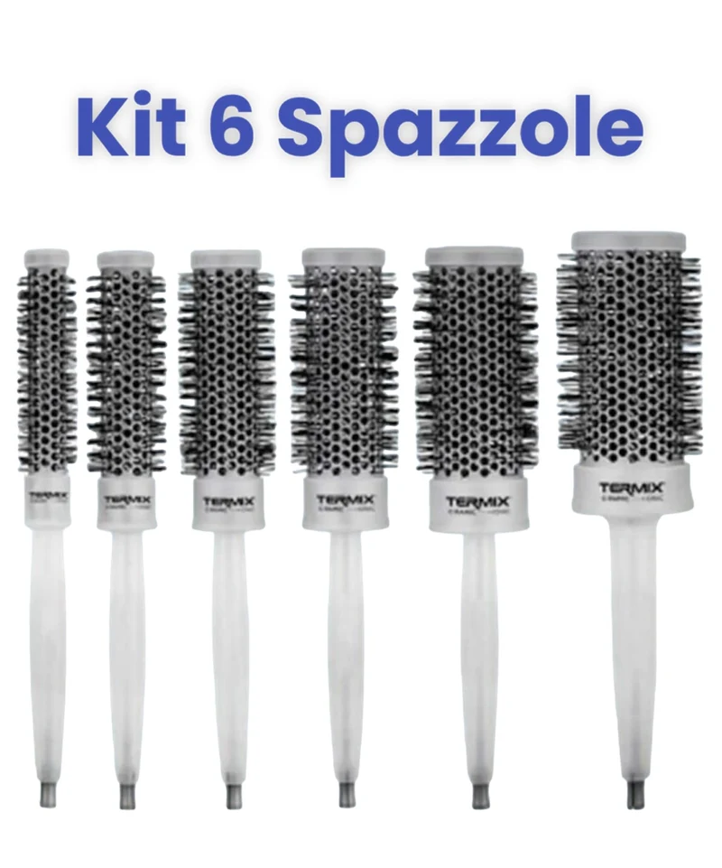 Termix C.Ramic Ionic Kit 7 Spazzole Termiche Professionali