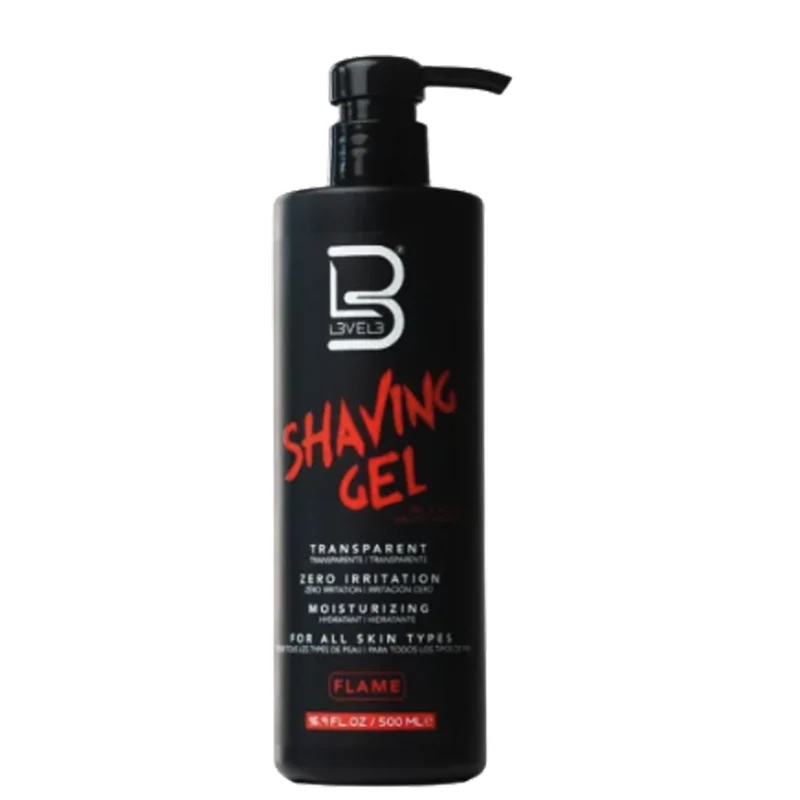 Shaving Gel Trasparente Flame L3VEL3 500 ml