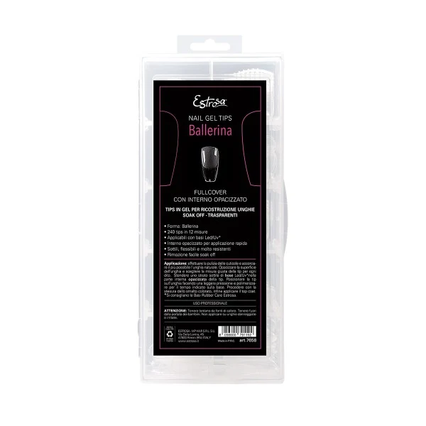 Estrosa Nail Gel 240 Tips Ballerina